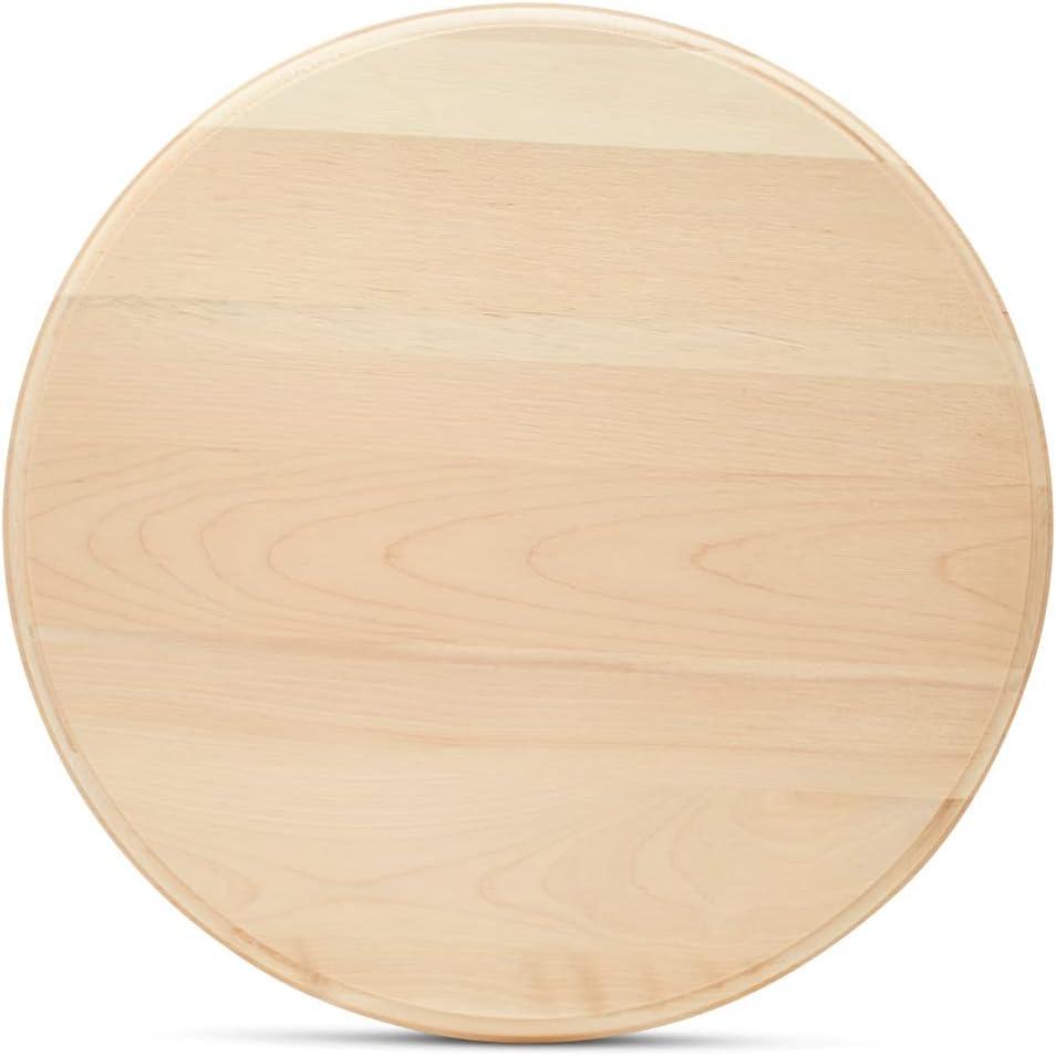 Unfinished Wooden Circles 12 inch, Pack of 2 Round Wood Plaques Unfinished Wood Circles for Crafts Charcuterie Board by Woodpeckers