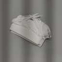 Lothee 40 Pcs Microfiber Jewelry Pouch 8x8 cm Jewelry Packaging Luxury Small Gift Bags Bow Tie Microfiber Bag for Bracelet Necklace Packaging, Envelope Style with String and Divider(White)