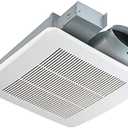Tech Drive Bathroom fan 50-80-100 CFM DC Energy-Saving Motor,Very Quiet Ventilation and Exhaust Fan, Ceiling or Wall Mounted Fan, CFM Adjustable,White