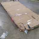 32"78" Fixed Glass Shower Panel, Bathroom Shower Doors 5/16"(8mm) Thick Clear Tempered Glass Panel, Brushed Gold Frameless Shower Door