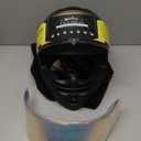 VCOROS Motorcycle Full Face Helmet for Unisex-Adults DOT Approved WS-609 Motorbike Street Bike Racing Helmets (Matte Black-R, XL)