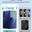 Goton Magnetic for Samsung Galaxy Z Fold 7 Case with Privacy Screen Protector + HD Screen Protectors, [Compatible with MagSafe] Full Body Shockproof Slim Cover with Hinge Protection, Black
