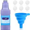 Upgraded Reusable Bottle for Swiffer Wet Jet Mop, 1250ml / 44 FL OZ Large Capacity Cleaner Solution Bottle