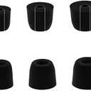 ALXCD Ear Tip for Shure SE Series Earphone, 3 Pair (S/M/L) Soft Memory Foam Noise-Isolation Replacement Ear Tip, Fit for Shure SE115 SE210 SE215 SE315 SE425 SE535 SE846 (Black) 