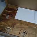 Portable Wine Picnic Table, Acacia Wood, Larger Tray Foldable, Charcuterie Board, Wine Gift, Decor for Romantic Camping, Engagement Party, Concerts, Glamping, Winter Adventure