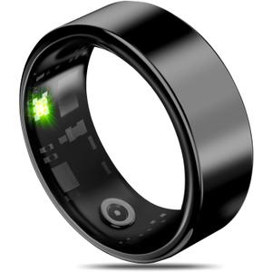 Smart Health Ring for Women Men Fitness Tracker with Heart Rate, Blood Oxygen, Blood Pressure, Graphite 13