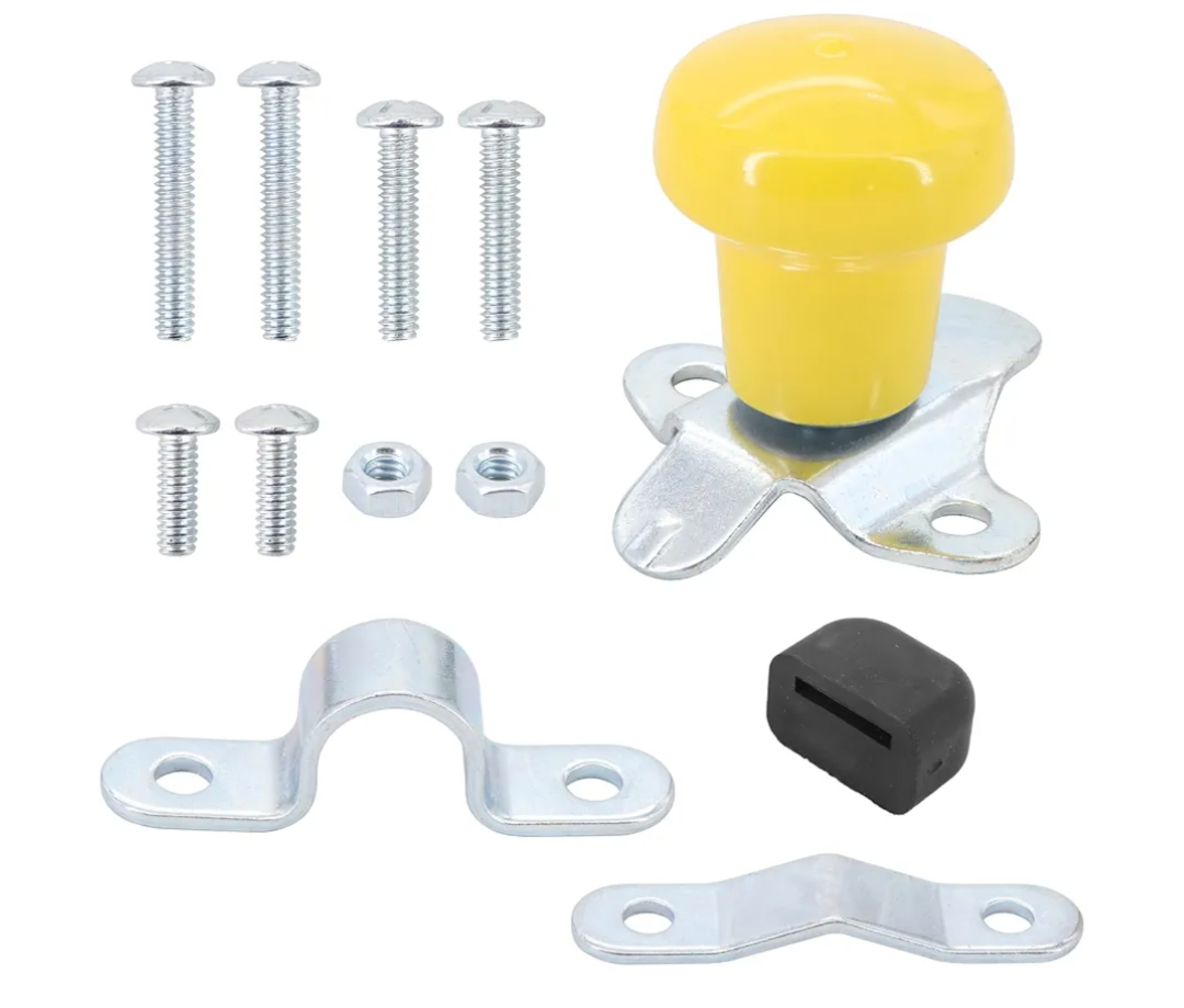 Dokili Steering Wheel Spinner Knob WSV123Y 60922 5A6YL Compatible with John Deere Tractors Case IH Backhoe Cub Cadet Mower and Many More Cars Trucks Boats Lawn Mowers,Yellow