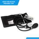 Primacare DS-9181-BK Professional Aneroid Sphygmomanometer and Sprague Rappaport Stethoscope, Manual Blood Pressure Kit with Cuff and Carrying Case, Black