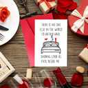 5 x Funny Anniversary Card for Husband, Snoring Card for Boyfriend, Humorous Birthday Card for Him, Funny Couples Card for Wife, Novelty Valentines Day Card, Blank Greeting Card with Envelope (#002)