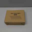 Solar Fence Lights Outdoor, 6 Pack IP65 Waterproof Fence Lights Solar Powered with Ultra-Bright LED Lens, 9 Color Modes, 12+ Hours Steady Glow for Deck/Backyard/Patio/Pool/Wall - Black