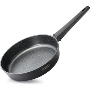 THE ROCK SOHO 9.5-Inch Non Stick Frying Pan  Nothing Sticks, Never Warps, Lasts Longer, Healthy Skillet with Heat-Resistant Handle, PFOA Free, Oven & Dishwasher Safe, Black