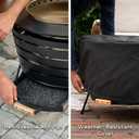 TIKI Patio Smokeless Outdoor Fire Pit, 25-Inch Wood-Burning Bonfire with Removable Ash Pan, Stand, and Weather-Resistant Cover