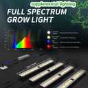 FARMLITE Grow Light Bars Full Spectrum Led Grow Lamps Grow Lights for Indoor Plants Dimmable Daisy Chain for Grow Lights Supplemental Lighting for Grow Tent (240watts)
