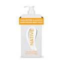 Native Moisturizing Body Wash Contains Naturally Derived Ingredients | For Women & Men, Sulfate, Paraben, & Dye Free Leaving Skin Soft and Hydrated | Shea Butter & Almond 18 oz