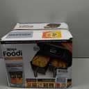 Ninja DZ201 Foodi 8 Quart 6-in-1 DualZone 2-Basket Air Fryer with 2 Independent Frying Baskets, Match Cook & Smart Finish to Roast, Broil, Dehydrate & More for Quick, Easy Meals, Grey