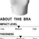 KOKITA Women's Sports Bra Fitness Short Tank Top Criss-Cross Back Padded Strappy Sports Bras Yoga Workout Bra (White)