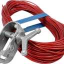 Pool Mate 28 ft Blue Winter Pool Cover for Above Ground Pools, 3 ft Overlap (31 ft Cover Size), Solid 7 x 7 Scrim, 2.2 oz/yd2, Style: 4628PM