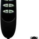 6 Button 5 Pin Remote Hand Control Handset for Electric Hospital Beds Black