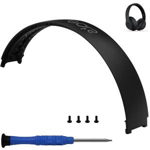 Studio 3 Headband Replacement Top Headband Replacement Head Band Parts Accessories Repair Kit Compatible with Studio 3.0 A1914 Wireless Studio 2.0 Wireless Headphones (Matte Black)