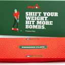 WHYGOLF Swing Trainer Pressure Plate with Power Wedge  Improve Weight Shift, Balance & Accuracy  Golf Training Aid for Increased Power & Control  Teaching Tool for Club Practice & Drills