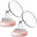 Nenesupply 27mm 2 pc Flanges Compatible with Spectra S2 S1 9 Plus Synergy Gold Breastpump Replacement to Spectra Pump Parts Flange Accessories Wide Mouth Work with Valve Backflow Protector Bottle