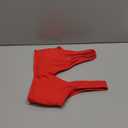 Aoxjox Women's Workout Sports Bras Basic Baddie Fitness Training Gym Bra Yoga Crop Tank (Medium, Racing Red)