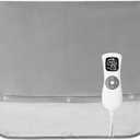 Foot Warmer, ALLJOY Electric Heated Foot Warmers for Women and Men Under Desk Fast Heating Pad for Foot with 6 Heat 4 Timer Settings Foot Warmer for Bed