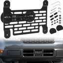 License Plate Frames for Maverick 2022-2025, No Drill Front License Plate Bracket Holder Compatible with Ford Maverick 2022-2025 (Black) | Fits Most of Vehicle Front Grille