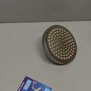 High Pressure Shower Head - Anti-Clogging Silicone Nozzles 2.5 GPM Removable Restrictor - Easy to Clean and Install - Includes Plumbers Tape - 6 inch - (Brushed Nickel 2.5GPM)