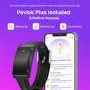 Pavlok 3 Sports (Black) App-Controlled Silent Alarm & Habit Trainer Wearable Chime/Vibration/Adjustable Zap Includes Plus (Lifetime Access) Steps & Sleep Tracking