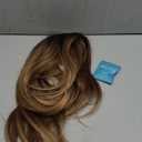 Alanhair Ombre Brown Wigs for Women, Shoulder-Length Layered Wigs with Bangs Heat Resistant Synthetic Fiber Wigs