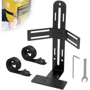 Water Cooler Mount Rack, 5 Gallon Steel Water Cooler Bucket Holder for RV Truck Cart UTV Mower Landscape Trailer (No Included Water Cooler)