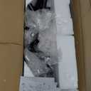 Wagon Wheel Chandelier 12 Light 38" Large Black Farmhouse Chandelier for Dining Room Rustic Country Pendant Light Fixtures Hanging Modern Round Chandeliers for Living Room High Ceilings Foyer Entryway