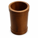One Wall Brands Wood Utensil Holder 7" Kitchen Utensil Storage for Counter Top Kitchen Décor Natural Finish Brown.