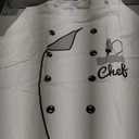 Funny Chef Costume Jacket. Faux Cook's Uniform. Fun Gift T-Shirt Large