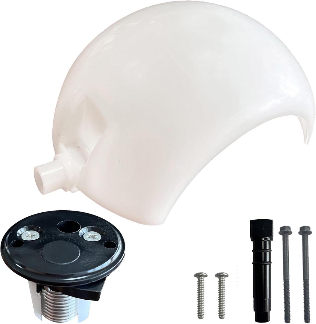 iFJF 385310681 RV Toilet Flush Ball & Shaft Kit Replacement for 110, 147, 148, 210, 647, 648 RV VacuFlush Foot-Pedal Toilets Boat
