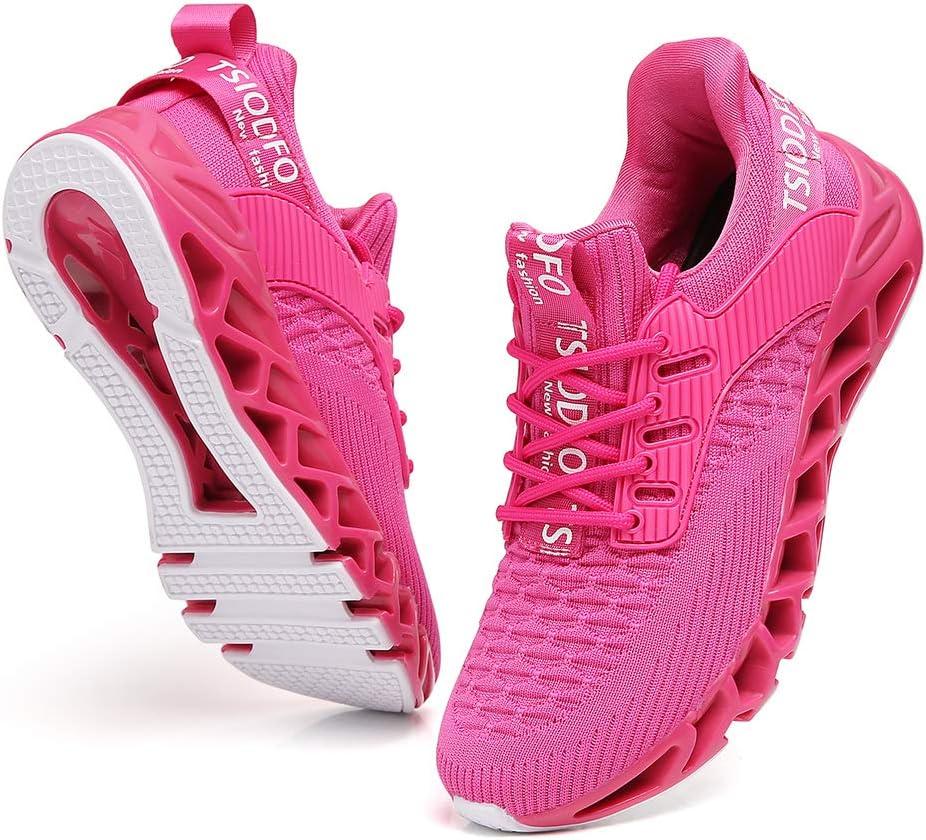 TSIODFO Women's Sneakers Athletic Sport Running Tennis Walking Shoes, 40.5