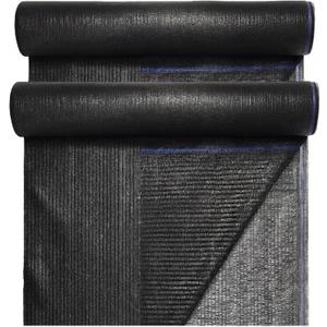40% 6ft x 200ft Bulk Eyelets Shade Cloth Roll Sunblock Shade UV Resistant Net Windscreen Cover Fabric Roll for Garden Greenhouse Flower Plant Patio Kennel Canopy (Black)