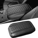 Center Console Cover for Toyota Highlander 2020 2021 2022 2023 2024 2025 2026 - Premium Leather Armrest Cover with Extra Padding for Highlander Hybrid Interior Accessories( Not for Grand Highlander)
