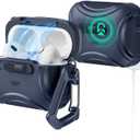 ESR for AirPods Pro 2 Case (2023/2022/2019, 2nd/1st Gen), Compatible with AirPods Pro 2nd Generation (USB-C/Lightning Cable), Effortless MagSafe, Drop-Proof Lock, Easy Open, Cyber Series,Blue