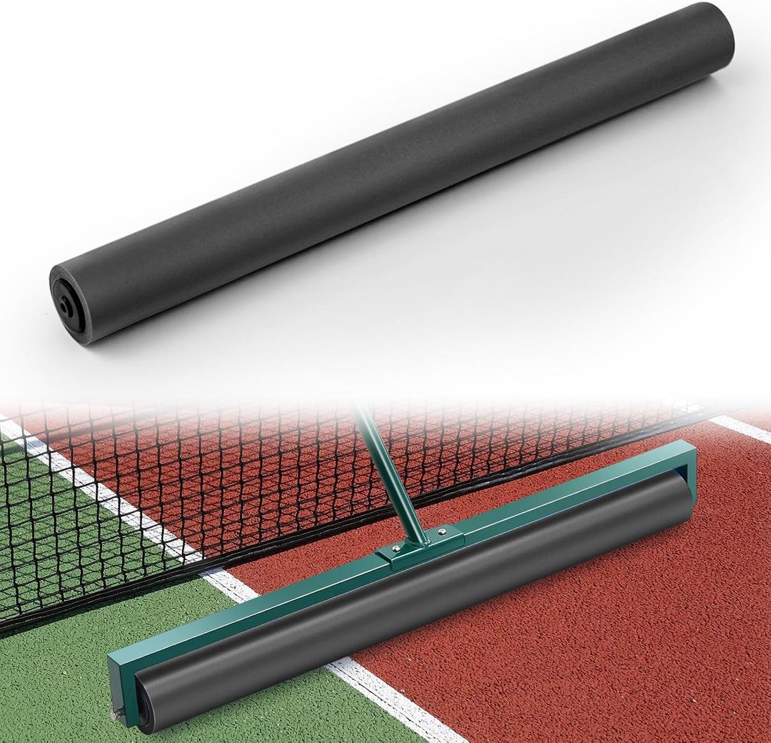 Silipull 36 Inch Replacement Surface Roller Tennis Court Squeegee Sponge Replacement Roller Seamless for Sweep Tennis Brush