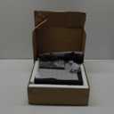 SORCEDAS 7 Tiers Vertical Shoe Rack Wooden Shoe Storage Organizer for Space Saving Narrow Shoe Shelf Storage 7 Pairs for Entryway Living Room Bedroom(Black + Rustic Dark Brown)