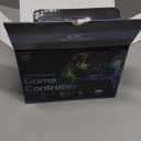 Controller for PS4, Wireless Controllers for PlayStation 4/Pro/Slim, Remote Control with Adjustable RGB Light/1000mAh Battery/6-Axis Motion Sensor/Double Vibration/3.5mm Audio Jack, White