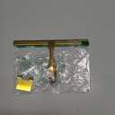 HIWARE All-Purpose Shower Squeegee for Shower Doors, Bathroom, Window and Car Glass - Brass, Stainless Steel, 12 Inches