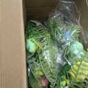 4 Pcs Artificial Easter Placemats Round Greenery Place Mats Easter Circular Artificial Wreath Dining Table Mat Fake Plants Table Mats for Holiday Party Dining Kitchen Accessories (Solid)