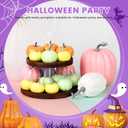 Yerliker 18 Pcs Pastel Color Thanksgiving Day Assorted Sizes Artificial Pumpkins Fall Decorative Pumpkins Foam Pumpkin for Thanksgiving Harvest Decorations Home Table Centerpiece Party Decor