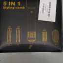 5 in 1 Blow Dryer Brush, Upgrade Hair Dryer Brush Air Curler Air Curling Wrap Styler, Detachable Hot Air Brush Negative Ion Curling Brush Iron, Hair Styling Tools for Drying Curling Straightening (White Gold)