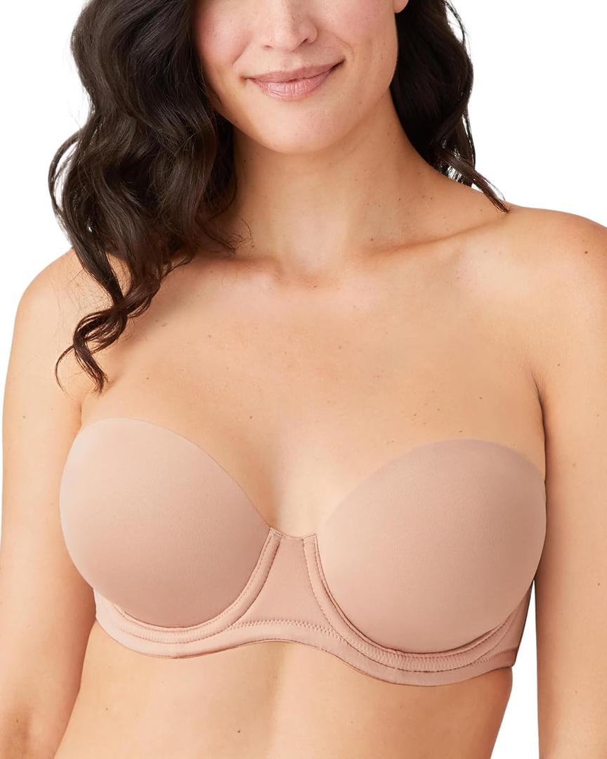Wacoal Women's Red Carpet Strapless Bra (Brown, XL)