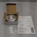 6 Pack Recessed Lighting Trims, MR16 GU10 GU5.3 Holders, 3 inch Recessed Light Socket, Adjustable Spotlight Frame Suitable for Ceiling Cabinet Kitchen, Matte White