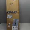 Drive Medical RTL10365-ADJ Adjustable Lightweight Folding Cane with Seat, Black